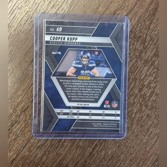 🔥 2025 Cooper Kupp Panini Mosaic Silver Reactive Prizm. Seattle Seahawks - Picture 2 of 2